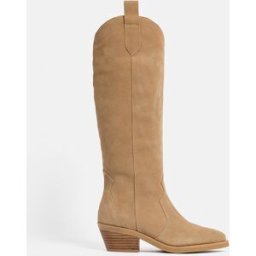 L37 - Bottes en Velours de Cuir Let's Get Lost sable - Talon 5 cm 40