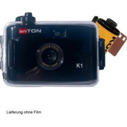 Appareil photo 35 mm anTON K1 noir avec boîtier étanche