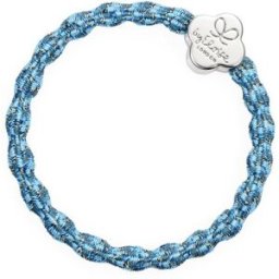 By Eloise London Metallic Silver Quatrefoil couleur Bermuda