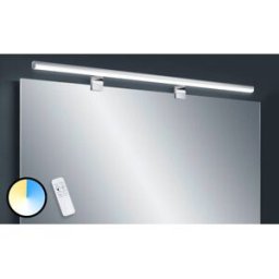 Helestra Applique murale Gaia, dimmable, argenté, Salle de bain, Métal, Moderne, Applique Murale
