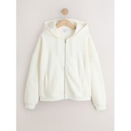 next Sweat-shirt à capuche zippé en éponge pâle XS (FR 34-36)