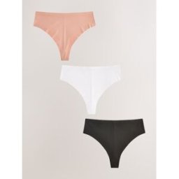 Next Culotte invisible confort sans VPL 3 Pack Noir FR 50 (EU 48)