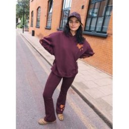 Never Fully Dressed Sweat-shirt à capuche en coton Never Fully Dressed rouge XL (FR 50-52)