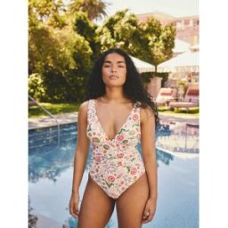 Cath Kidston Maillot de bain décolleté Cath Kidston pâle FR 42 (EU 40)