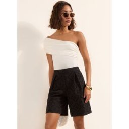 friendslikethese Friends Like These Bermuda Shorts en broderie Noir FR 38 (EU 36)