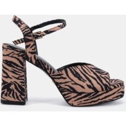 novo Novo Animal Layla Platform Heeled Sandals Imprimé animal EU 40 (UK 7)
