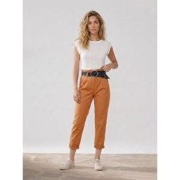 Caroll - Pantalon 7/8 fuselé June tabac 40