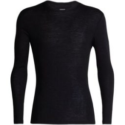 Sous-vêtement ICEBREAKER Merino 175 Everyday Ls Crewe (Noir) homme S