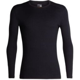 Sous vêtement Icebreaker Merino 200 Oasis Ls Crewe (Black) homme XL