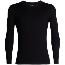 Smartwool Sous vêtement technique ICEBREAKER Classic Thermal Merino Base Layer (BLACK) Homme L