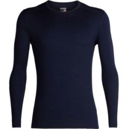 Sous-vêtement manche longue ICEBREAKER Merino 200 Oasis Ls Crewe (Midnight Navy) homme XS