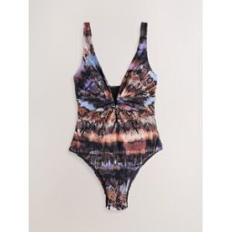 Next Maillot de bain plongeant gainant bleu FR 50 (EU 48)