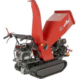 Attila ATS 1300 L TRACK - Broyeur de végétaux tracté sur chenilles avec châssis de brouette motorisée - Moteur Loncin 420 cm³