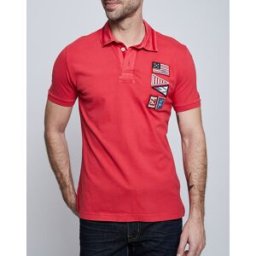 Timberland - Polo Eastham rouge XS