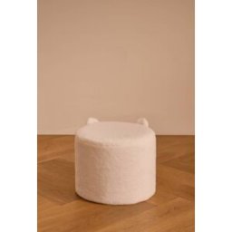 MONOPRIX Pouf oreilles ours, 31x31x25cm, en polyester Unique