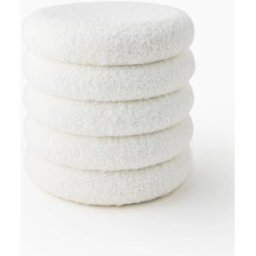 MONOPRIX Pouf coffre effet gratté, D42xH41cm, en polyester Unique