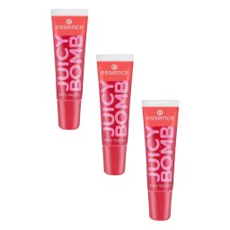 Gloss à Lèvres Juicy Bomb Shiny Lipgloss 104 Poppin' Pomegranate – Lot de 3
