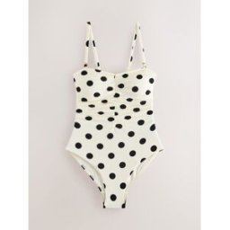 next Maillot de bain bandeau gainant et gainant Noir FR 50 (EU 48)