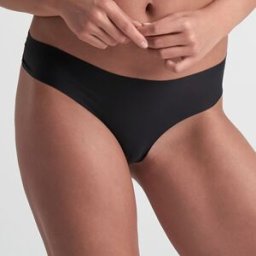 Nude Intimates - 2 Strings invisibles noir/beige L