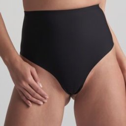Nude Intimates - String mi-haut Sculptant noir M