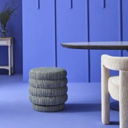 Signature - Pouf de table pivotant Bibendum vert - 47 x 47 x 47 cm OS