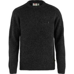 Fjall Raven - Pull en laine - Lada Round-Neck Sweater M Black en Laine - Taille L - Noir