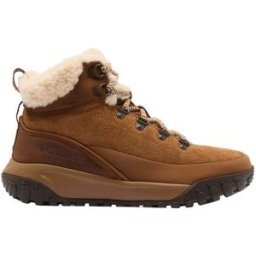Columbia - Bottes imperméables mi-hautes - Burnsider Cozy Nutmeg Cordovan pour Femme en Cuir - Taille 37,5 - Marron
