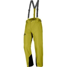 Salomon - Pantalon ski imperméable et en PrimaLoft® - Brilliant Pant M Cardamon Seed - Taille M - Vert