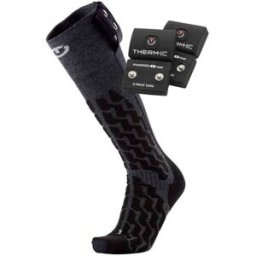 Therm-ic - Chaussettes chauffantes avec batteries - Set Heat Fusion Uni + S-1200B - Taille 39-41 - Noir