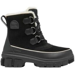 Sorel - Bottes d'hiver imperméables et isolantes - Torino V WP W Black Fawn pour Femme en Cuir - Taille 38 - Noir