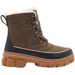 Sorel - Bottes d'hiver imperméables et isolantes - Torino V WP W Major Black pour Femme en Cuir - Taille 36 - Marron