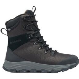 Columbia - Bottes imperméables d'hiver - Expeditionist Extreme Black Grill pour Homme en Cuir - Taille 43,5 - Noir