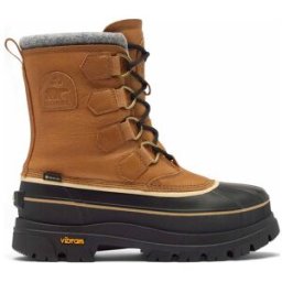 Sorel - Bottes chaudes et imperméables en GORE-TEX® - Caribou Horizon GTX Caribou Buff Black pour Homme en Cuir - Taille 44,5 - Noir