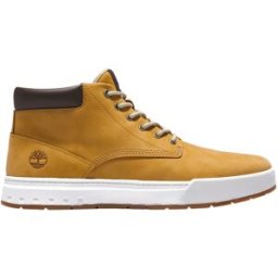 Timberland - Sneakers légèrement montantes en cuir - Maple Grove Mid Lace Up Sneaker Wheat en Cuir - Taille 10 US - Marron