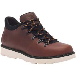 Timberland - Mocassins en cuir très confortables - Britton Mills Lace Up Shoe Dark Brown Full Grain en Cuir - Taille 9 US - Marron