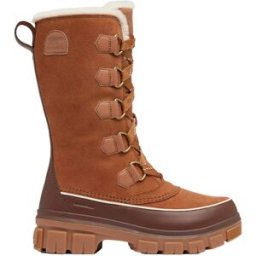 Sorel - Bottes hautes d'hiver imperméables et isolantes - Torino V Tall WP W Velvet Tan Tobacco pour Femme en Cuir - Taille 38,5 - Marron