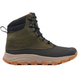 Columbia - Bottes imperméables d'hiver - Expeditionist Shield Deep Olive Desert Sun pour Homme en Cuir - Taille 43 - Kaki