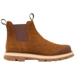 Sorel - Bottes imperméables en suède - Lark-47 Chelsea WP Velvet Tan Tobacco en Cuir - Taille 43,5 - Marron