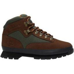 Timberland - Chaussures montantes style randonnée - Euro Hiker Mid Lace Up Boot Dark Brown Nubuck en Cuir - Taille 8,5 US - Marron
