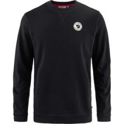 Fjall Raven - Sweat en coton organique - 1960 Logo Badge Sweater M Black en Coton - Taille L - Noir