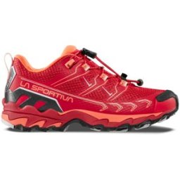 La Sportiva - Chaussures de randonnée journée - Ultra Raptor II JR Velvet/Flamingo - Taille Enfant 35 - Rouge