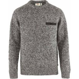 Fjall Raven - Pull en laine - Lada Round-Neck Sweater M Grey en Laine - Taille M - Gris