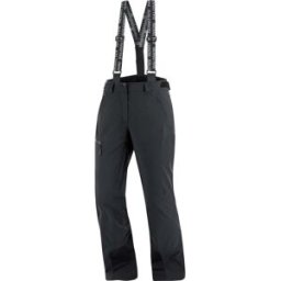 Salomon - Pantalon ski imperméable et en PrimaLoft® - Brilliant Pant W Deep Black - Taille S - Noir