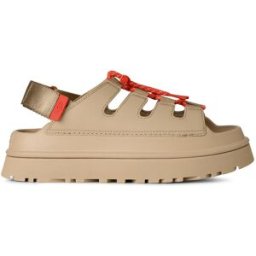 Ugg - Bottes en cuir - W Goldenglow Toggle Mustard Seed en Cuir - Taille 40 - Beige