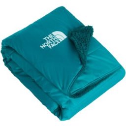 The North Face - Couverture de camping - Wawona Fuzzy Blanket Pacific Teal - Bleu