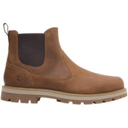 Timberland - Bottines en cuir - Britton Road Mid Chelsea Boot Rust Full Grain en Cuir - Taille 10 US - Marron