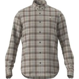 Timberland - Chemise en flannelle de coton - Flannel Check Shirt White Smoke Yd en Coton - Taille S - Beige