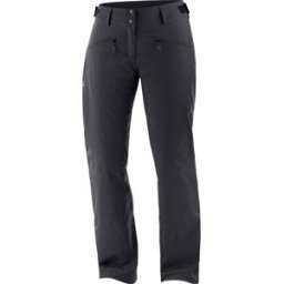 Salomon - Pantalon de ski imperméable et isolant - Edge Pant W Deep Black - Taille L - Noir