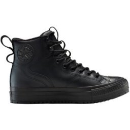 Converse - Chaussures déperlantes et chaudes - Chuck Taylor All Star Water-Repellent Hiker Boot Black/Black/Black en Cuir - Taille 45 - Noir