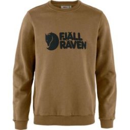 Fjall Raven - Sweat en coton biologique - Fjällräven Logo Sweater M Wood Brown en Coton - Taille M - Marron